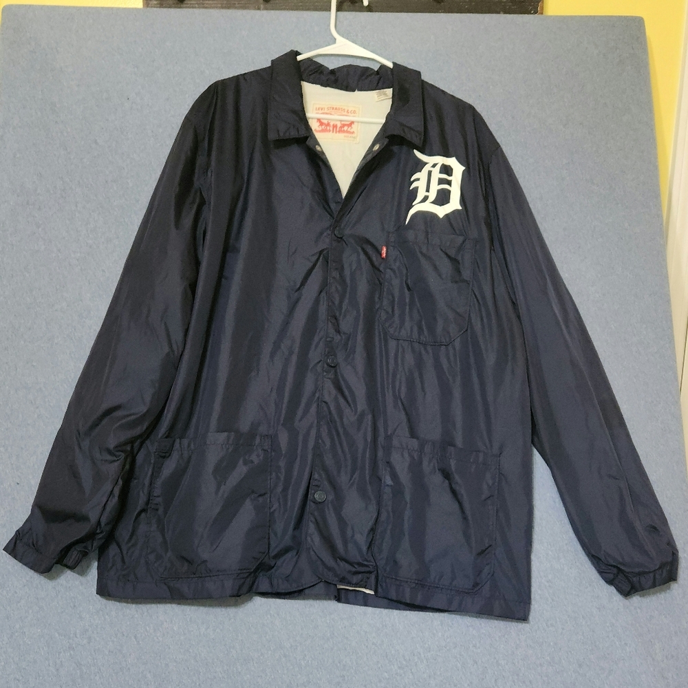 Levi MLB collab Detroit Tigers windbreaker. Size 3XL - Picture 1 of 3